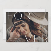 Forever Overlay | VERLOBUNG FOTO Ankündigung (Vorderseite)