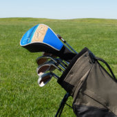 Forever Paare Namen in Herzen in Sand Golf Headcover (In SItu)