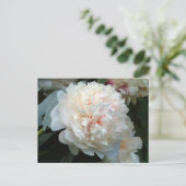 Forever Peony Einladung Postkarte (Stehend Vorderseite)