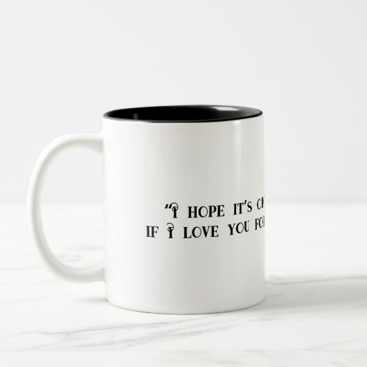 Forever Personalisiert Boyfriend | Zweifarbige Tasse (Links)