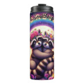 Forever Raccoons Thermosbecher (Vorderseite)