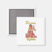 Forever Rekha l Iconic Bollywood Star Rekha l Desi Magnet (Vorderseite/Rückseite)