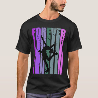 Forever Retro Ice Skating Pretty Player Team Coach T-Shirt
