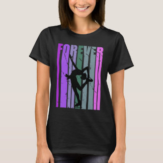 Forever Retro Ice Skating Pretty Player Team Coach T-Shirt