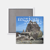 Forever Rock; Mexico Souvenir Magnet (Vorderseite/Rückseite)