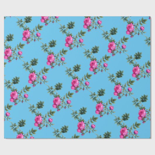 Forever Rosa May 10 Fuß Geschenkpapier (Flach)