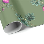 Forever Rosa Moss Wrapping Paper Geschenkpapier (Rolleneckpunkt)