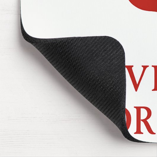 Forever Rose Bringing Warm Romantic Valentine Mousepad (Ecke)