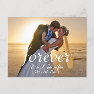 Forever Save the Date Ankündigungspostkarte