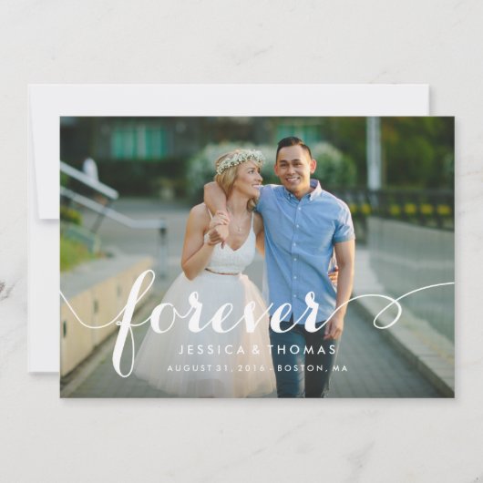 Forever Save the Date Overlay (Vorderseite)