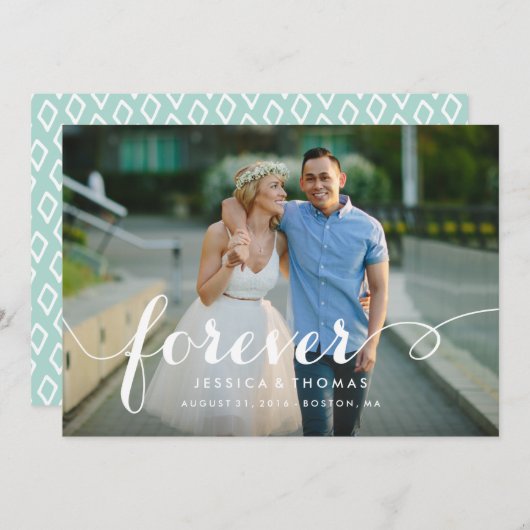 Forever Save the Date Overlay (Vorne/Hinten)