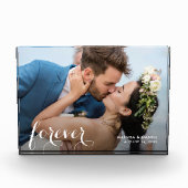 FOREVER Schrift Hochzeit Fotoblock (Vorderseite)