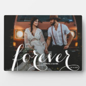 FOREVER Schriftzug Staffelei Rückseite Foto Fotoplatte (Vorderseite)