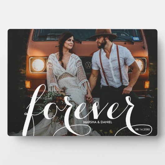 FOREVER Script Easel Back Foto Fotoplatte (Vorderseite)