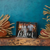 FOREVER Script Easel Back Foto Fotoplatte (Seite)