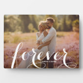 FOREVER Script Easel Back Foto Frameless Fotoplatte (Vorderseite)