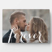 FOREVER Script Easel Back Foto Frameless Fotoplatte (Vorderseite)