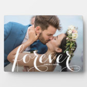 FOREVER Script Easel Back Foto Frameless Fotoplatte (Vorderseite)