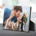 FOREVER Script Easel Back Foto Frameless Fotoplatte<br><div class="desc">Diese hübsche Tischplatte aus Foto ist mit einem eingebauten Sockel versehen, um Ihr Lieblingssymbol unzerbrechlich darzustellen. Enthält das Wort FOREVER in einem schönen weißen Skript (kann gelöscht oder geändert werden) und alle anderen Informationen, die Sie gewollt haben. Erstellen Sie einen Sake, um als Geschenke oder für sich selbst zu geben....</div>