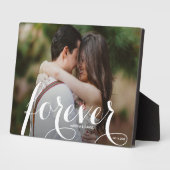FOREVER Script Easel Back Foto Frameless Fotoplatte (Seite)