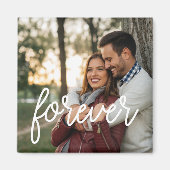 Forever Script Overlay-Foto Magnet (Vorne)
