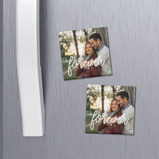 Forever Script Overlay-Foto Magnet