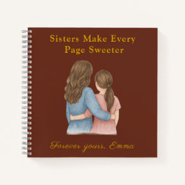 Forever Sisters – Custom Photo Notebook Gift Notizblock