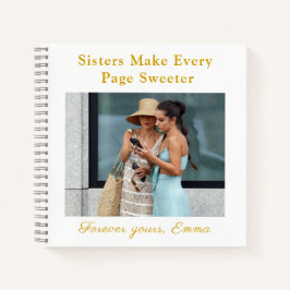 Forever Sisters – Custom Photo Notebook Gift Notizblock