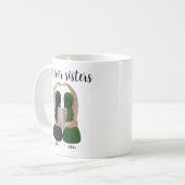 Forever Sisters Personalisiert Hijabi-Geschenk Kaffeetasse (Vorderseite Links)