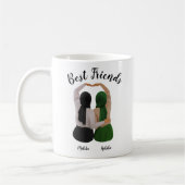 Forever Sisters Personalisiert Hijabi-Geschenk Kaffeetasse (Links)