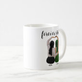 Forever Sisters Personalisiert Hijabi-Geschenk Kaffeetasse (VorderseiteRechts)