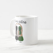 Forever Sisters Personalisiert Hijabi-Geschenk Kaffeetasse (Vorderseite Links)