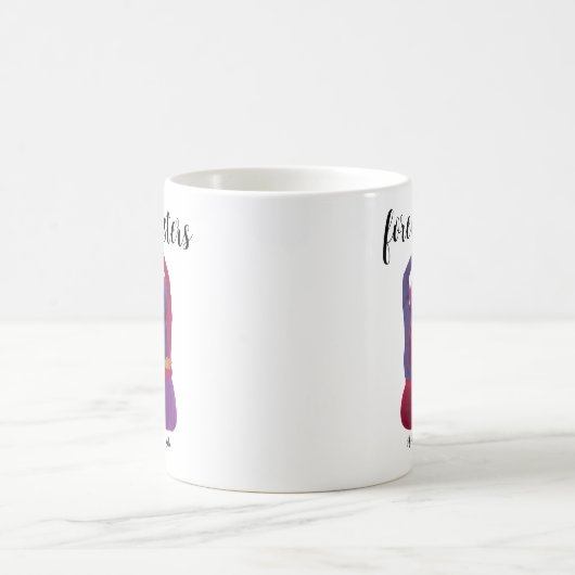 Forever Sisters Personalisiert Hijabi-Geschenk Kaffeetasse (Mittel)