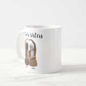 Forever Sisters Personalisiert Hijabi-Geschenk Kaffeetasse (Vorderseite Links)