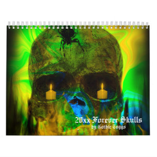 Forever Skulls Goth Fantasy Kalender