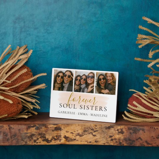 Forever Soul Sisters Foto Collage Freundschaftsges Fotoplatte (Seite)