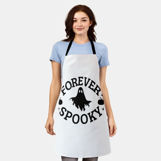 Forever Spooky Halloween Apron Schürze (Getragen)