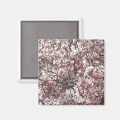 Forever Spring Magnolia Kühlschrank Magnet (Vorderseite/Rückseite)