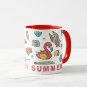 Forever Summer 2024 - jeden Sonnenuntergang genieß Tasse (VorderseiteRechts)