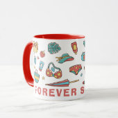 Forever Summer 2024 - jeden Sonnenuntergang genieß Tasse (Vorderseite Links)