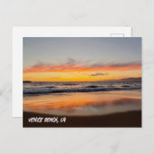 Forever Sunset Dreams - Venice Beach, CA Postcard Postkarte (Vorne/Hinten)