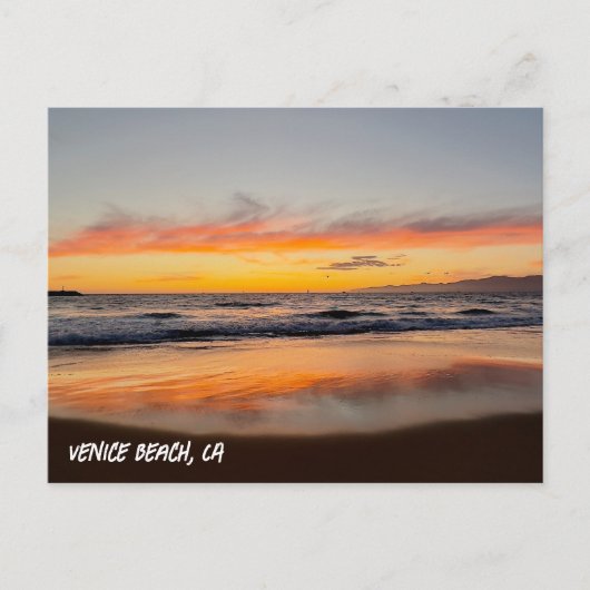 Forever Sunset Dreams - Venice Beach, CA Postcard Postkarte (Vorderseite)