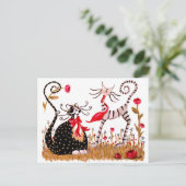 Forever Sweethearts Postkarte (Stehend Vorderseite)