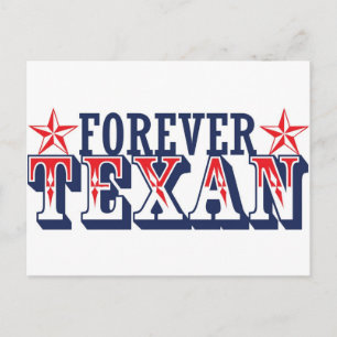 Forever Texan Postkarte