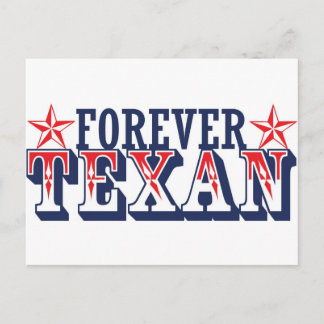 Forever Texan Postkarte