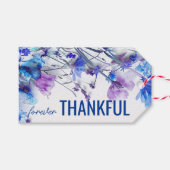 💍 Forever Thankful Cornflower Dreamscape Geschenkanhänger (Vorderseite (Horizontal))