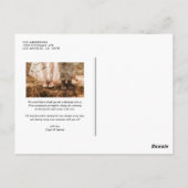 Forever Thankful Skript Hochzeit Vielen Dank Postkarte (Rückseite)