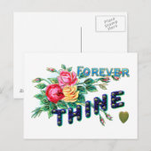 Forever Thine Postcard Postkarte (Vorne/Hinten)
