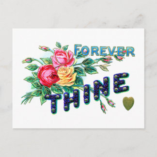 Forever Thine Postcard Postkarte