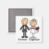 Forever Together T - Shirt and Gifts Magnet (Vorderseite/Rückseite)